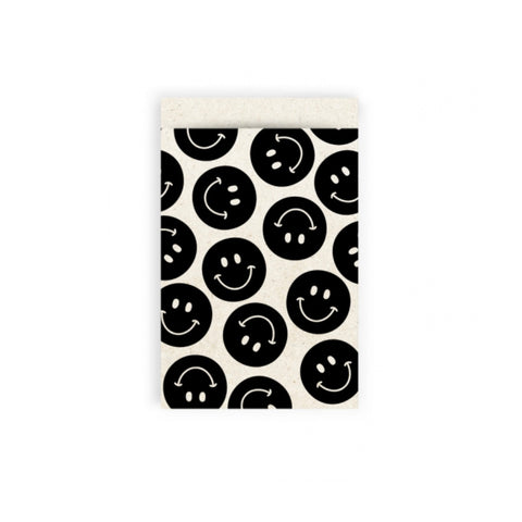 Cadeauzakjes | Smileys zwart 5 stuks