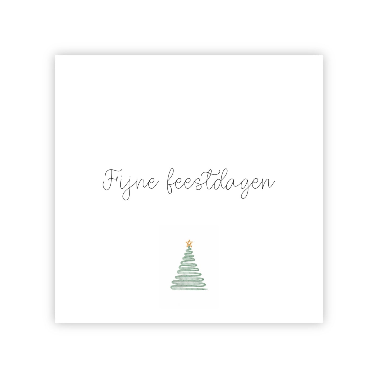 Dubbele kerstkaarten | Set van 10