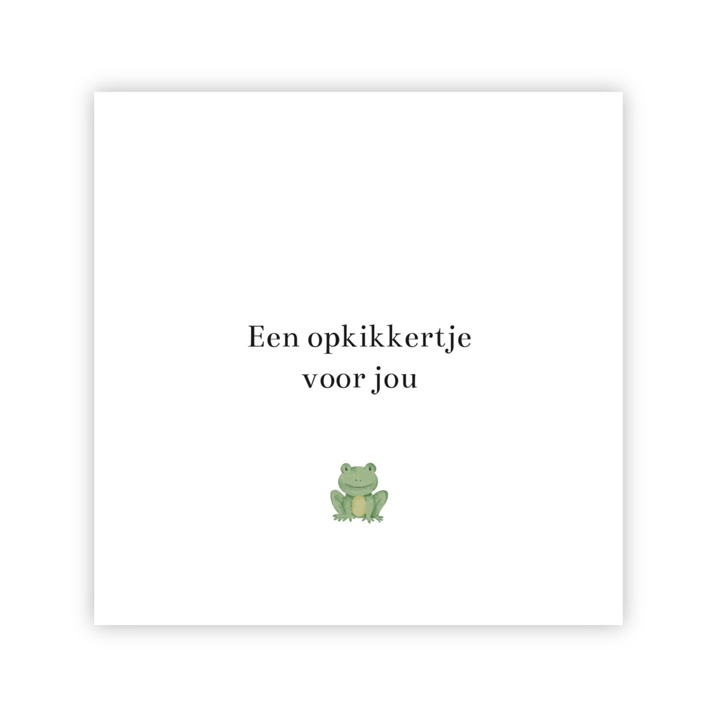 Dubbele wenskaart | Een opkikkertje voor jou