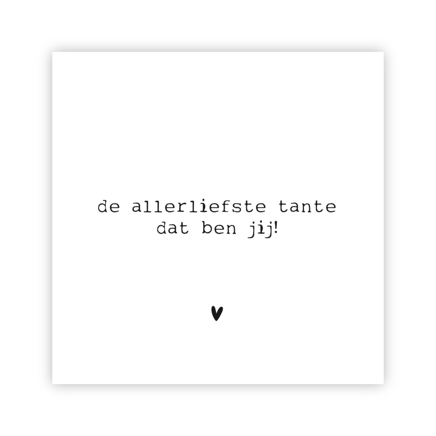 Forex tegeltje | De allerliefste tante