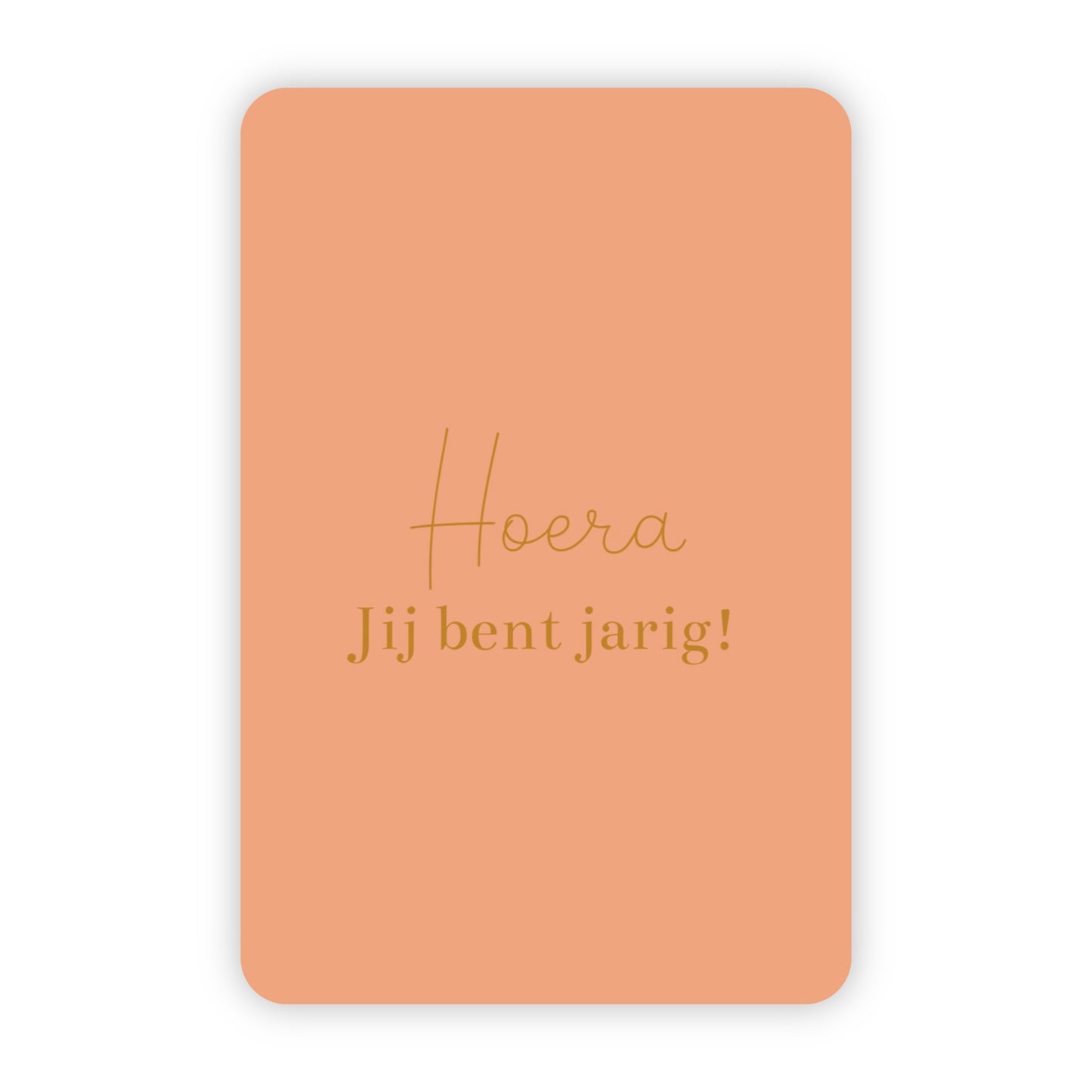Wenskaarten | Set van 10 verjaardagskaarten met goudfolie