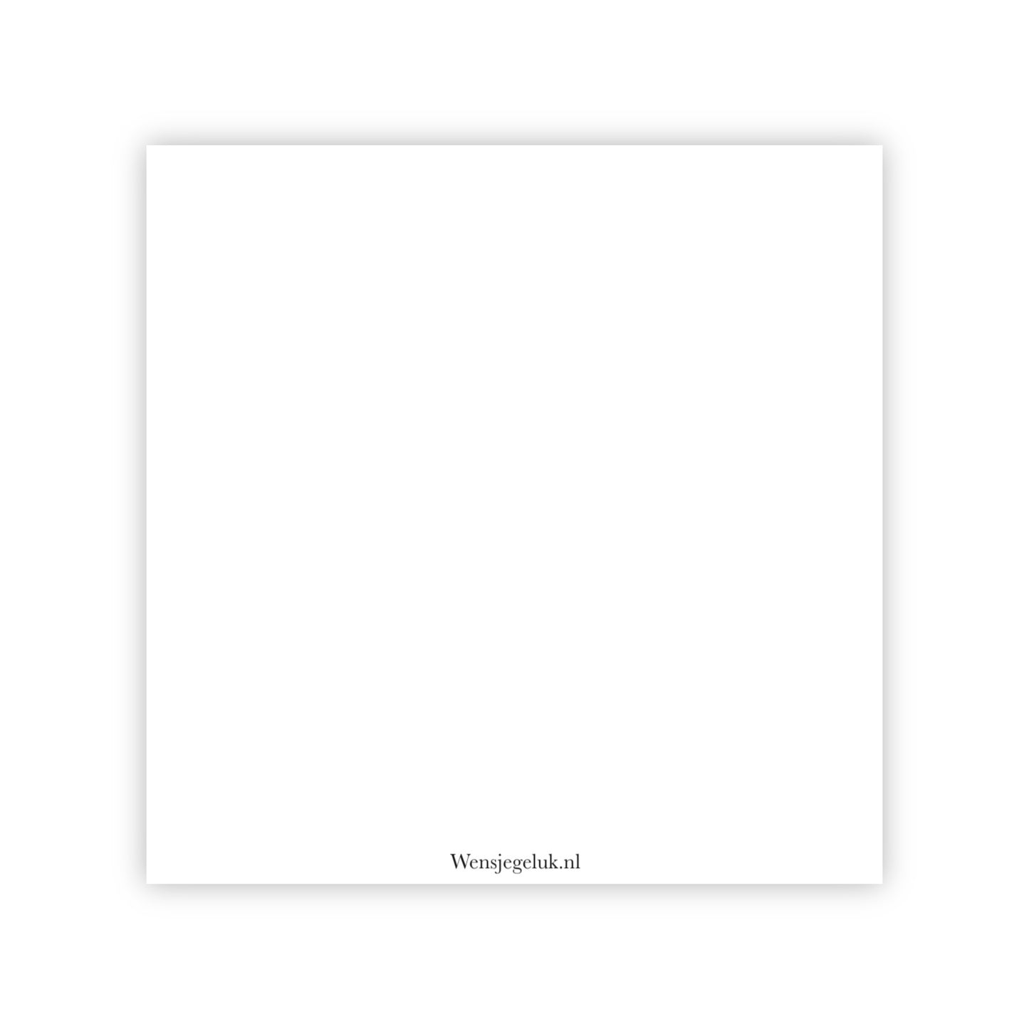 Wenskaart | Blanco bloemen