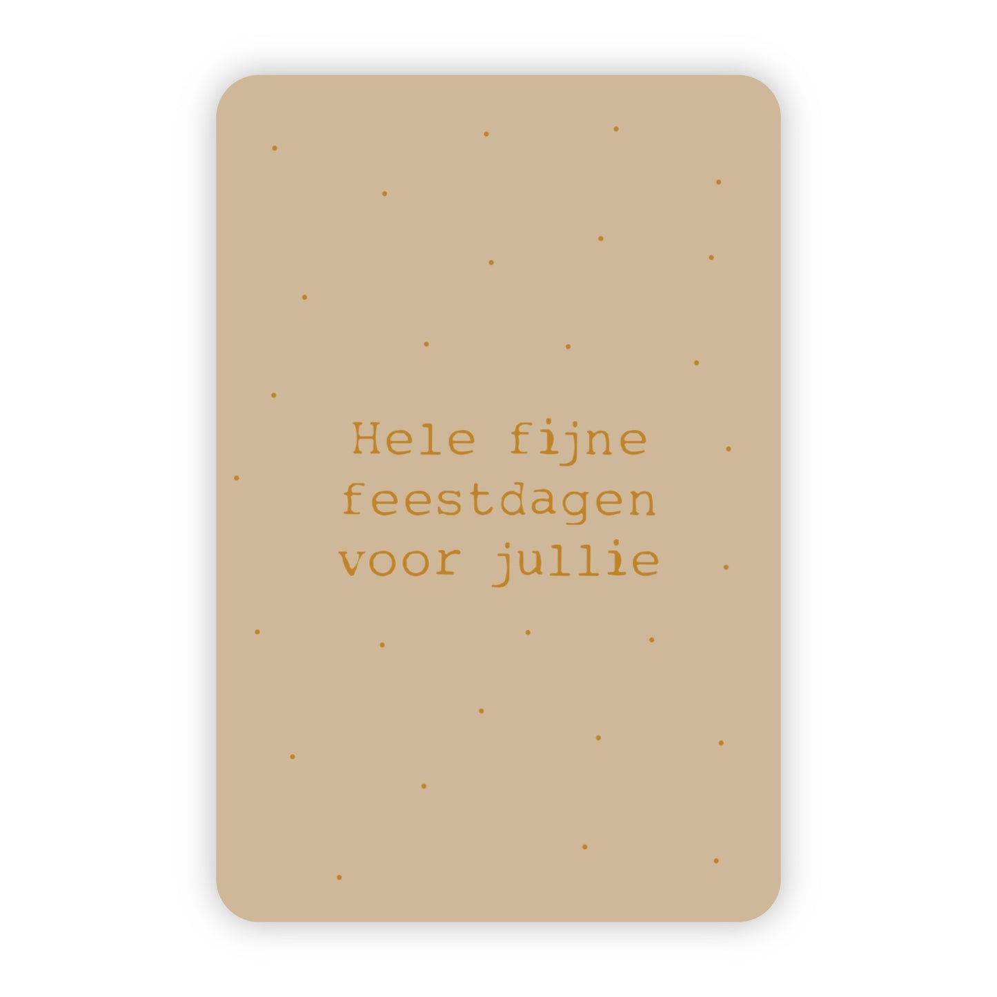 Kerstkaarten | Set van 10 met goudfolie