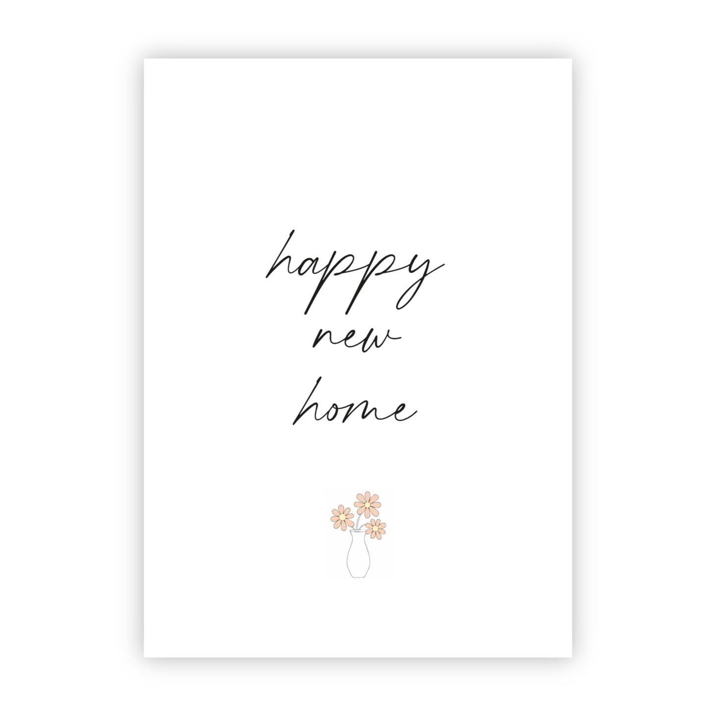 Wenskaart | Happy new home