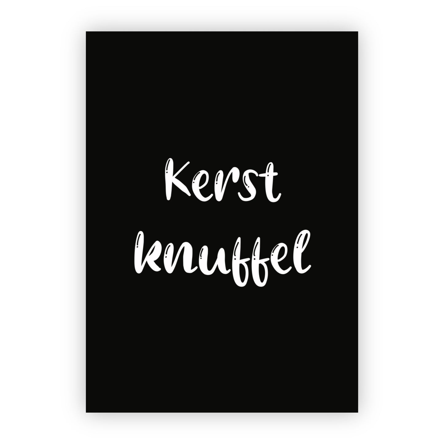 Wenskaart | Kerstknuffel