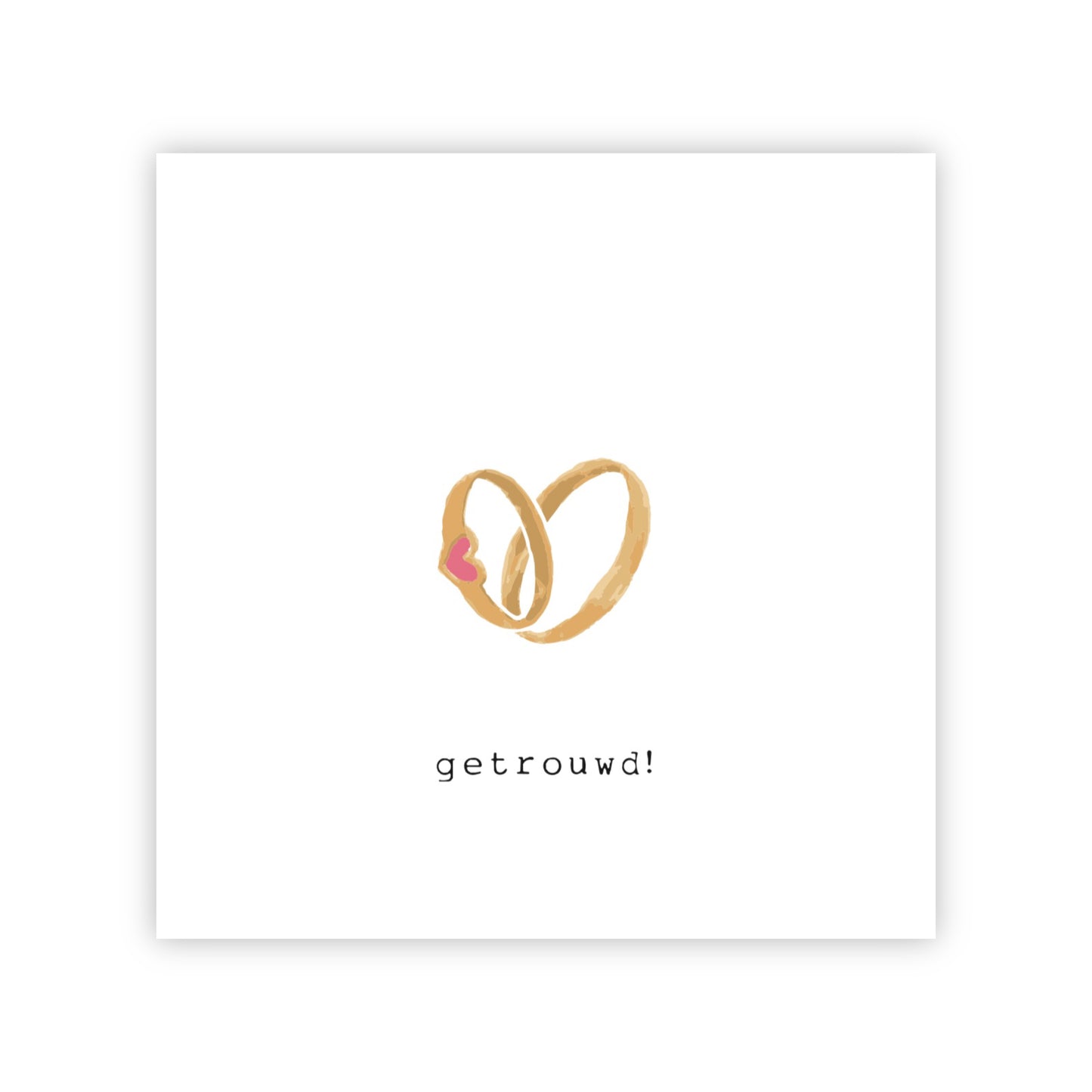 Wenskaart | Getrouwd!
