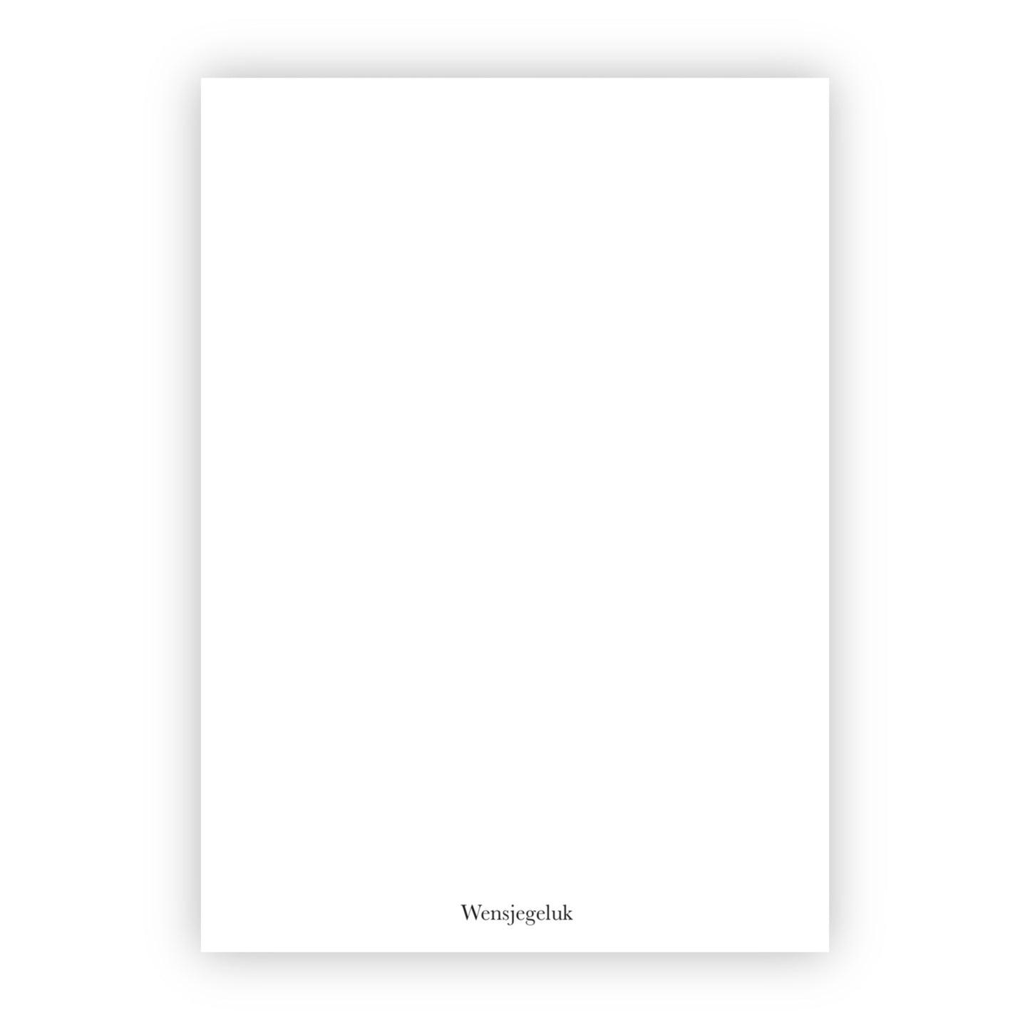 Wenskaart | Blanco kerstslinger