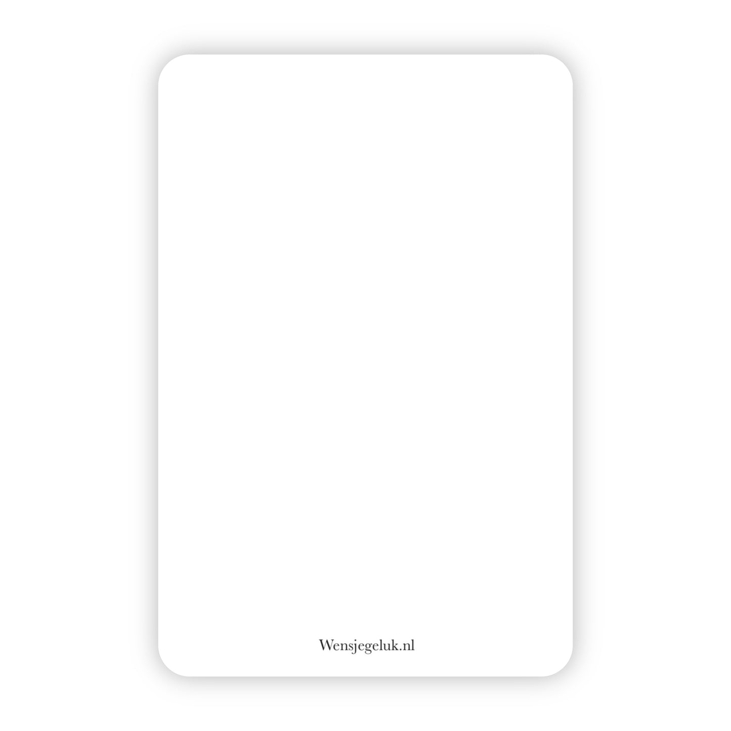 Wenskaart | Gecondoleerd