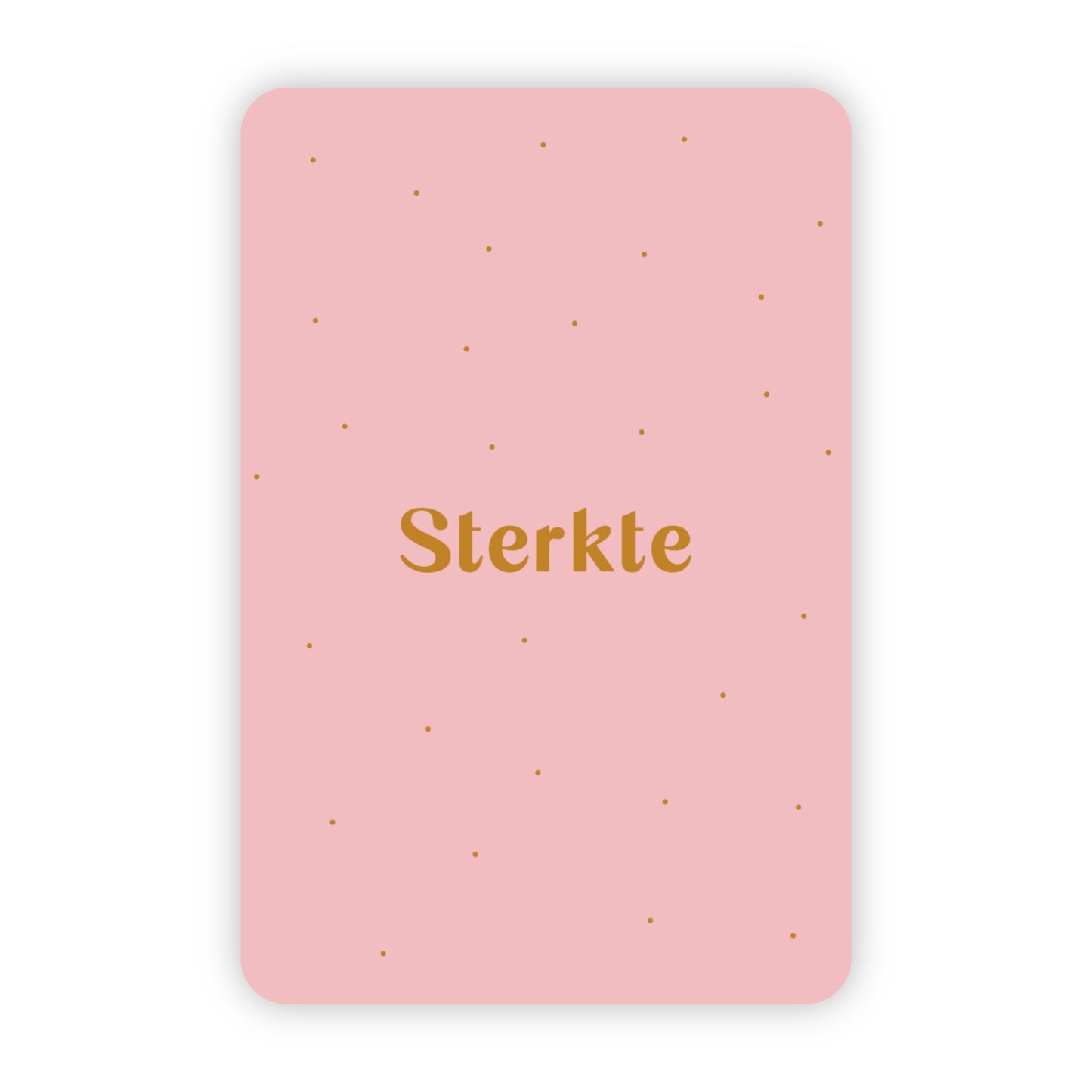 Wenskaart | Sterkte goudfolie