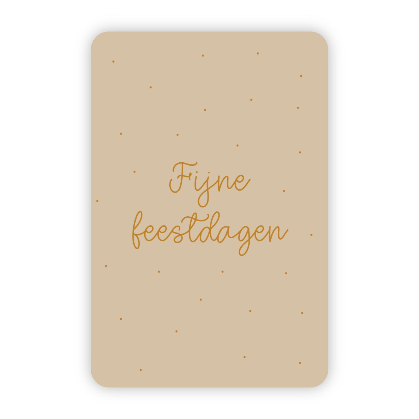 Kerstkaarten | Set van 10 met goudfolie