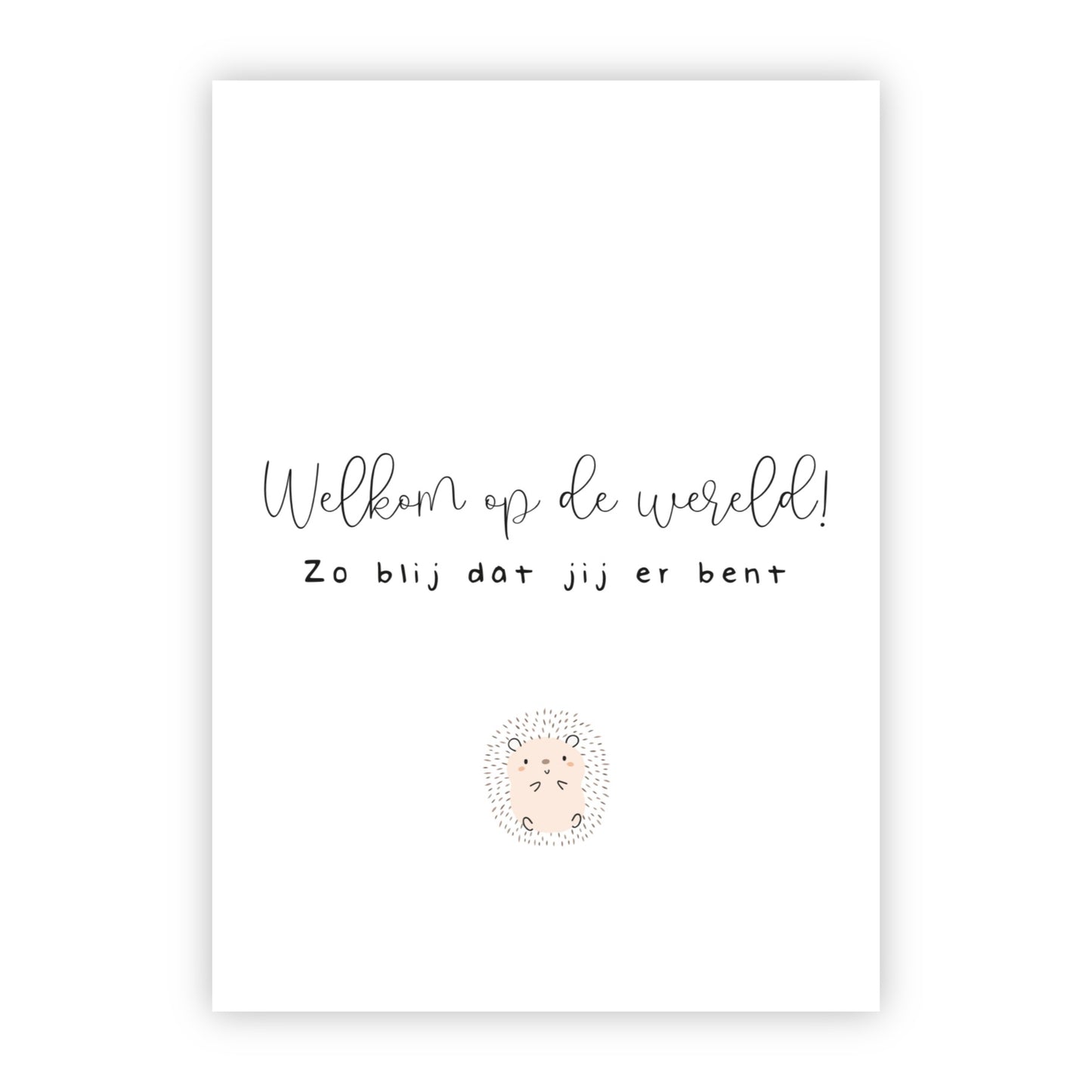 Wenskaart | Welkom op de wereld!