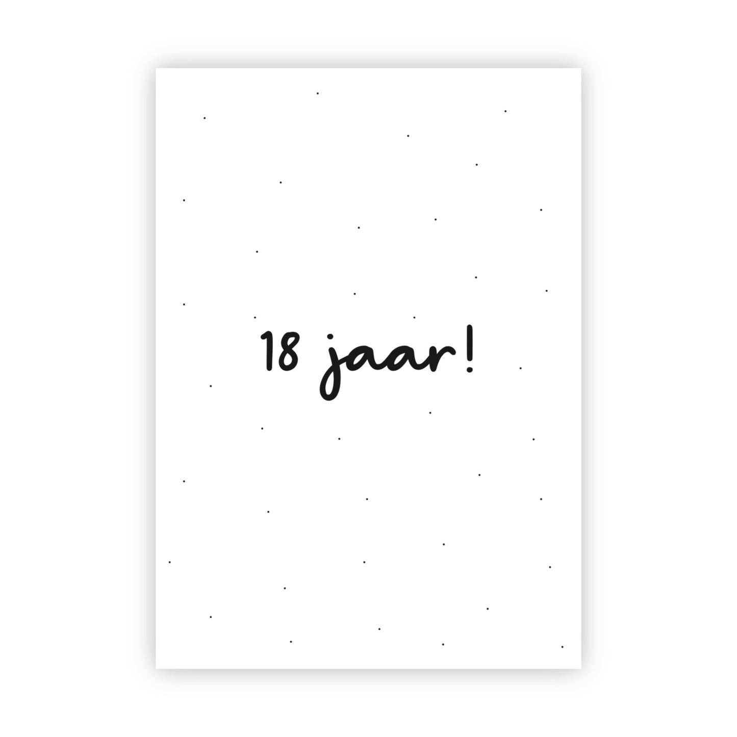 Wenskaart | 18 jaar