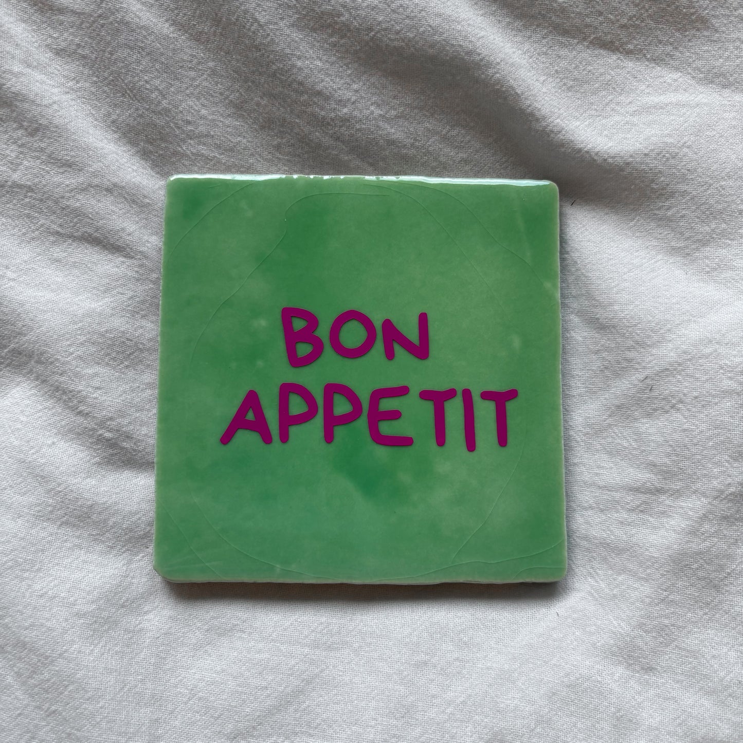 Tegeltje | Groen - bon appetit