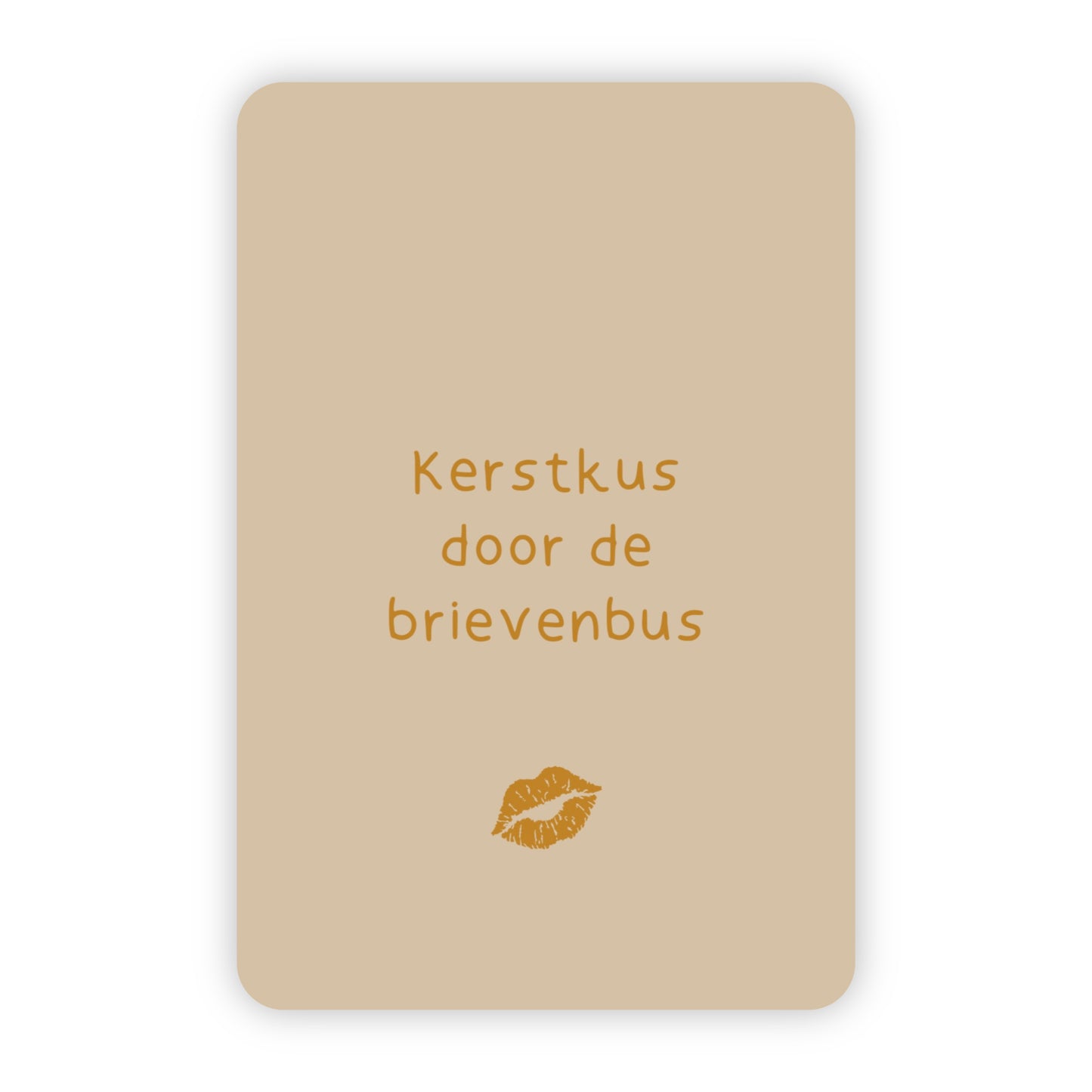 Kerstkaarten | Set van 10 met goudfolie