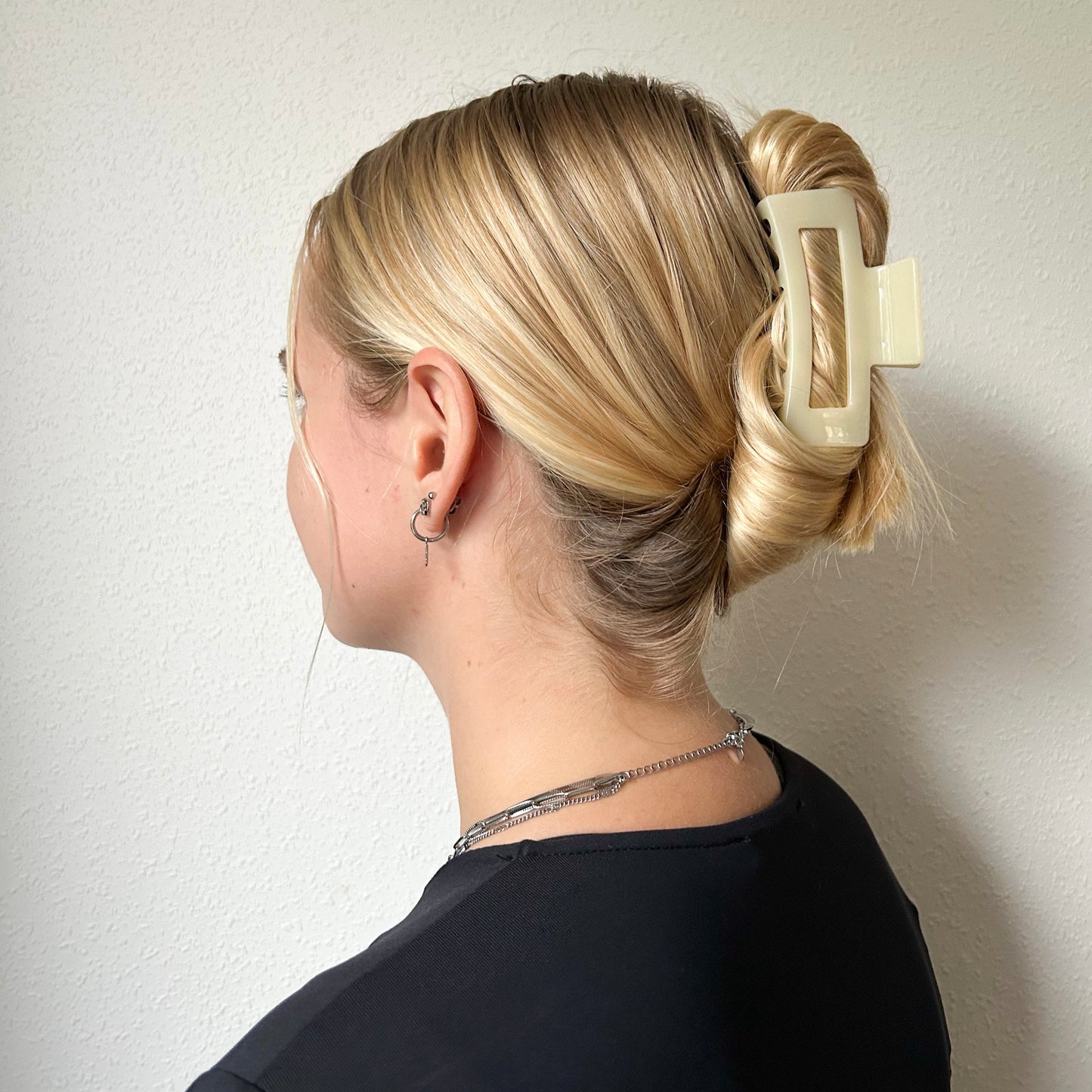 Haarklem | Light beige large