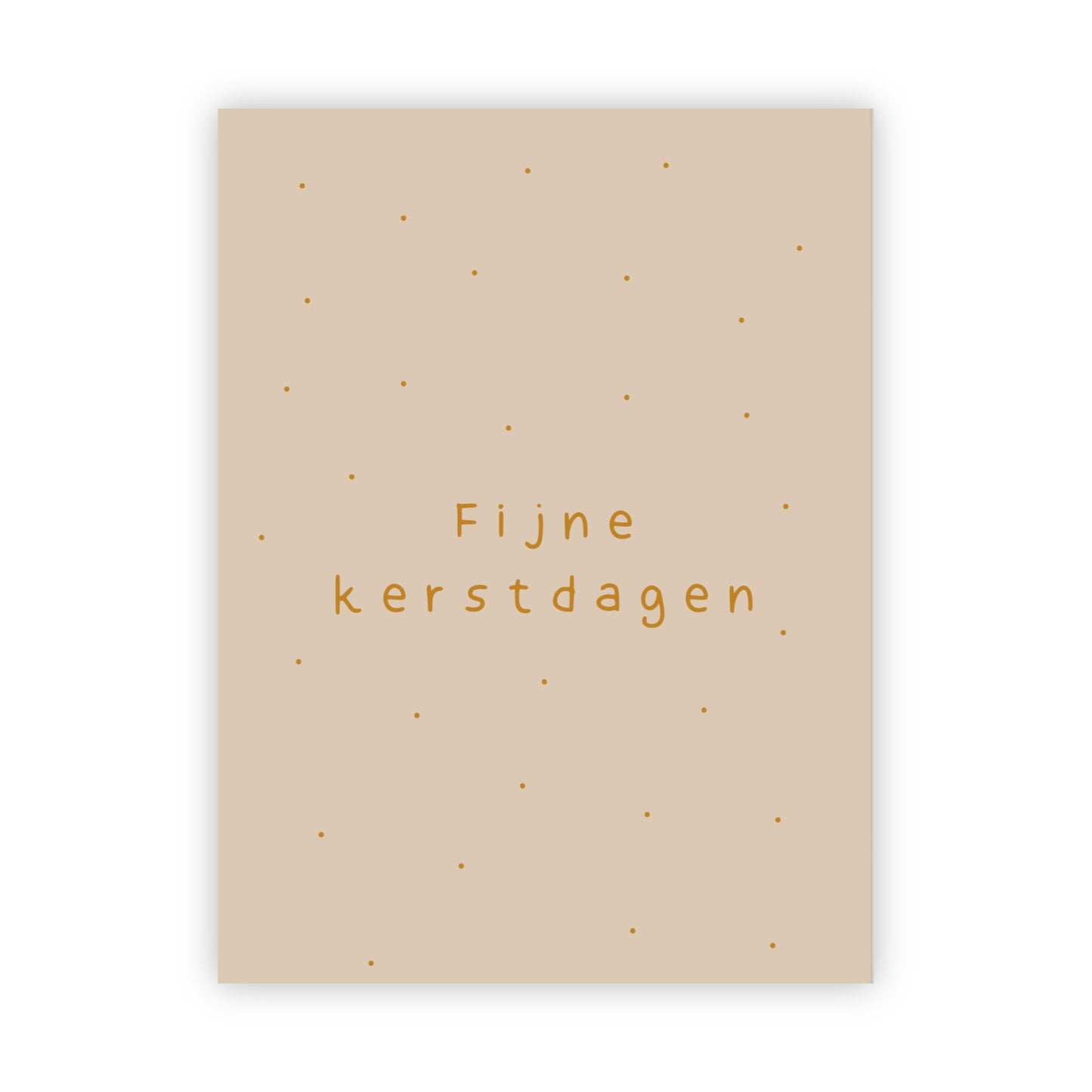 Kerstkaarten | Set van 10 met goudfolie