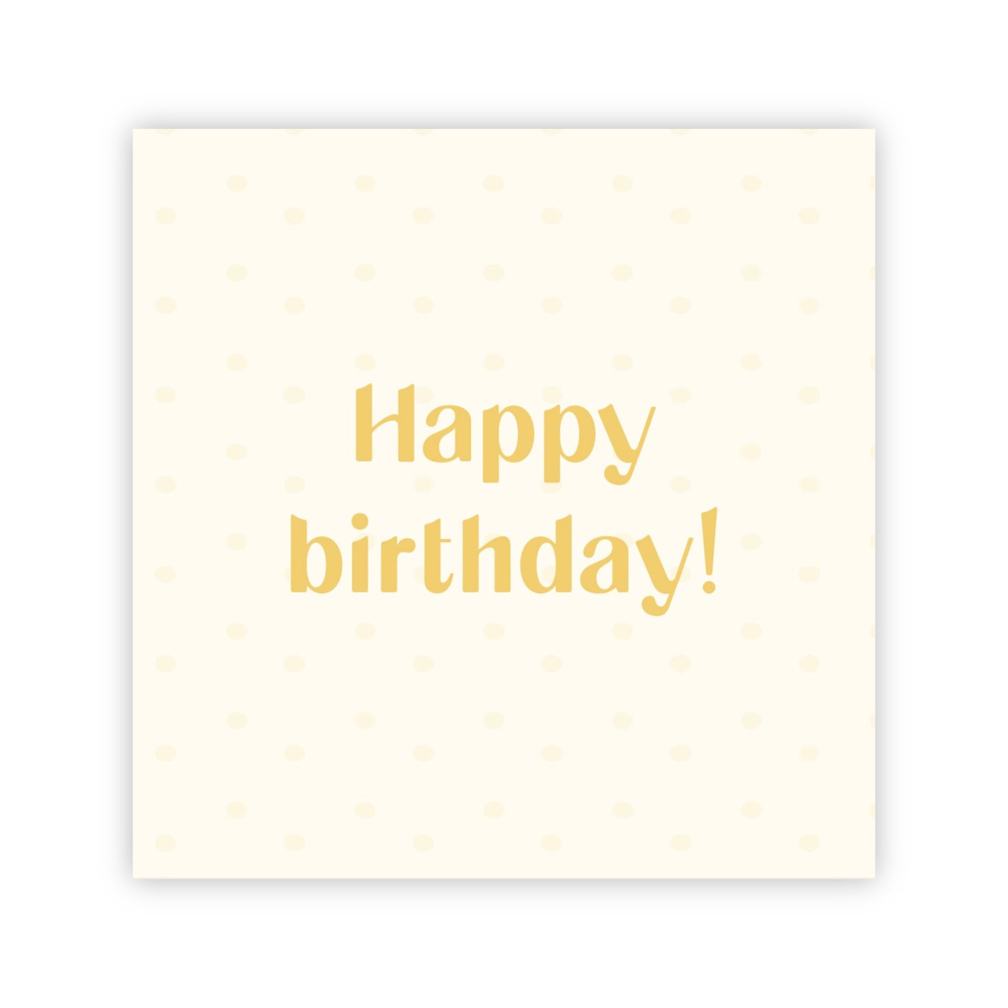 Dubbele wenskaart | Happy birthday