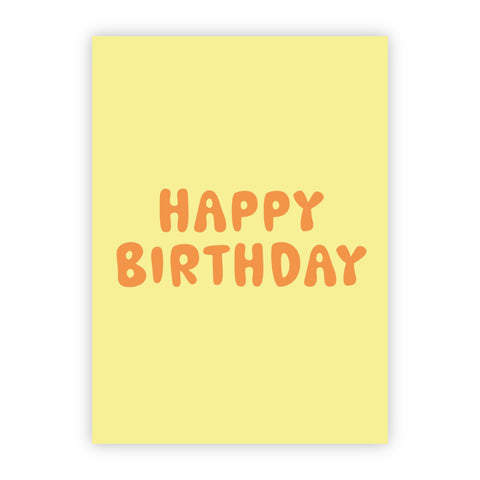 Wenskaart | Happy birthday
