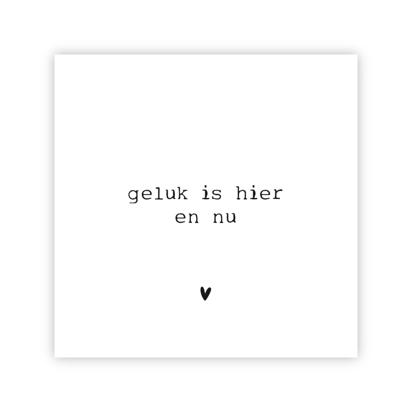 Forex tegeltje | Geluk is hier en nu