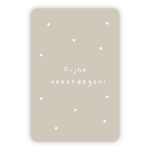 Kerstkaart | Fijne feestdagen!