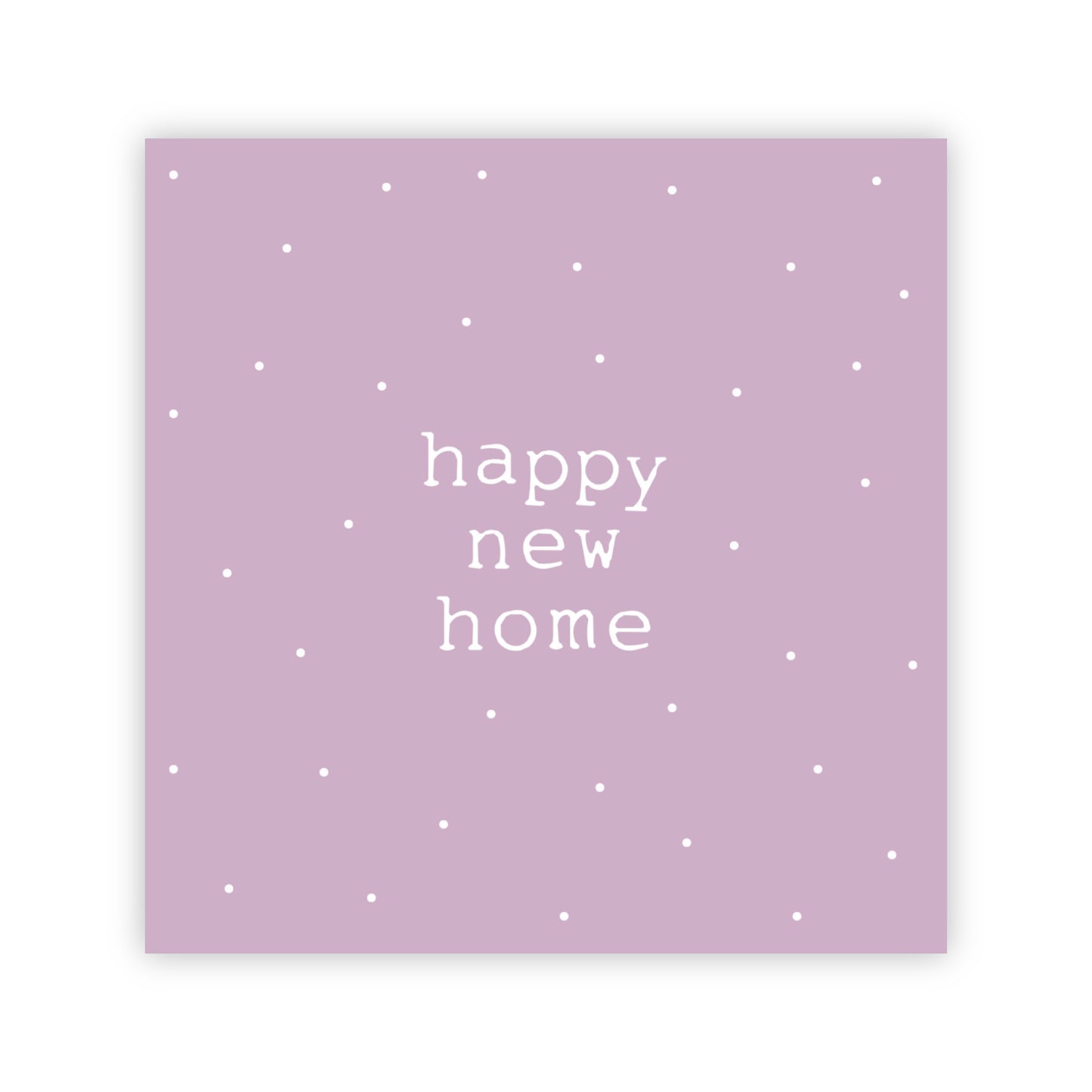 Dubbele wenskaart | Happy new home
