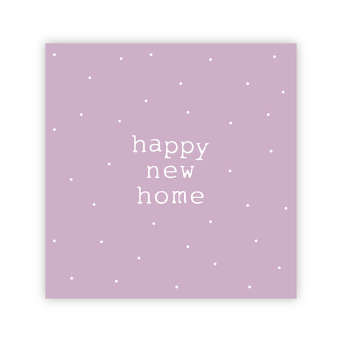 Dubbele wenskaart | Happy new home
