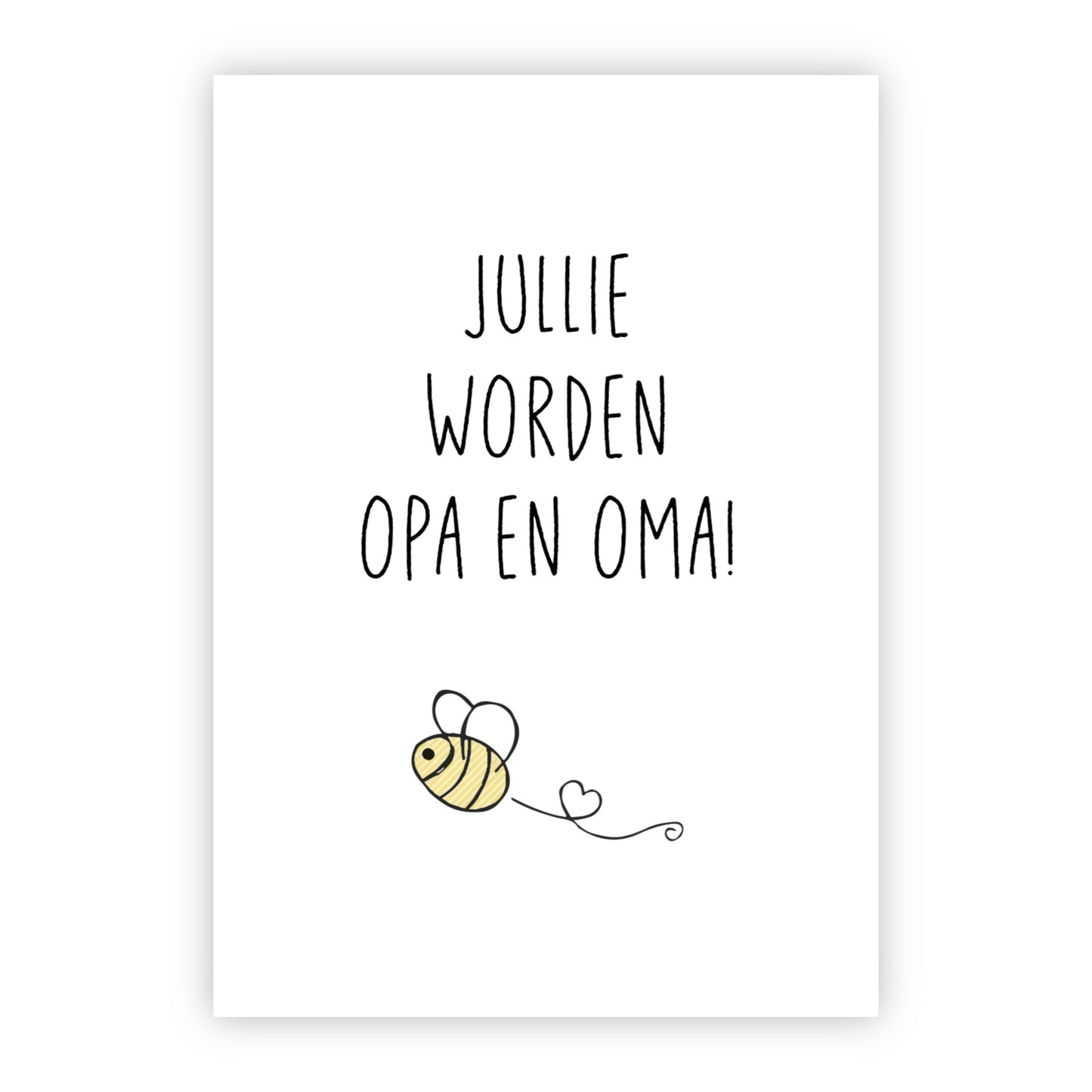 Wenskaart | Jullie worden opa en oma