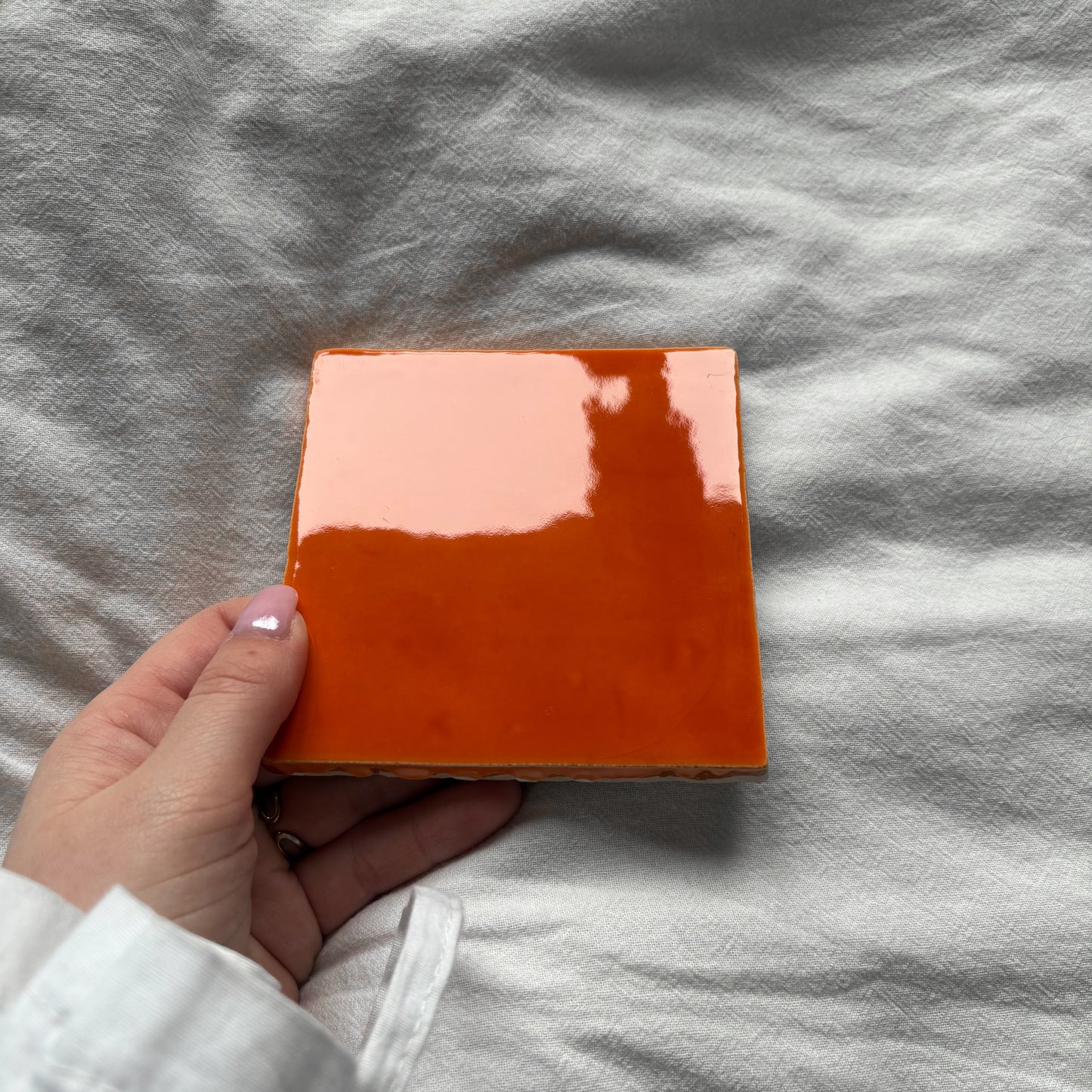 Tegeltje | Oranje - personaliseer