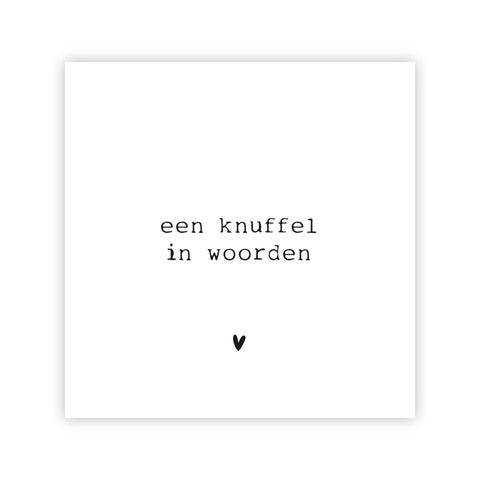 Forex tegeltje | Een knuffel in woorden
