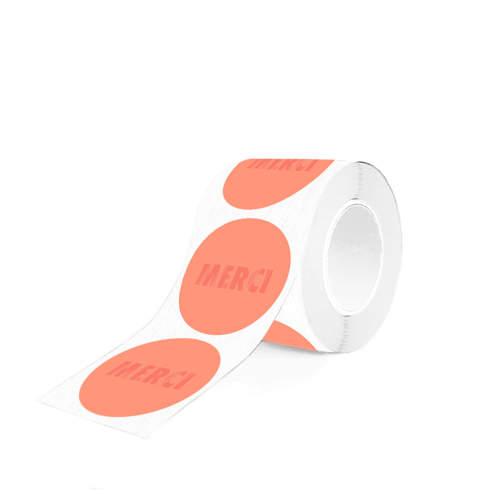 Cadeaustickers | Merci 10 stuks