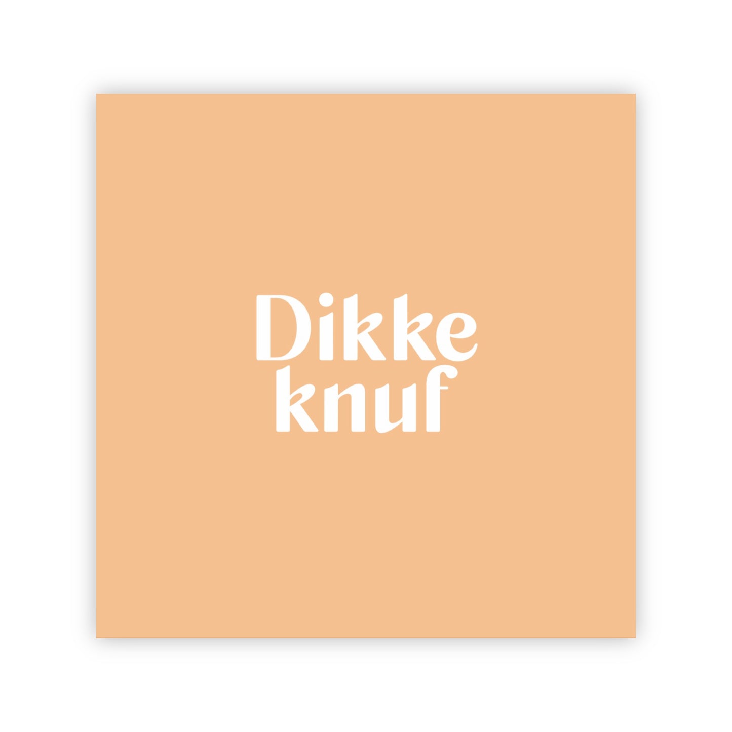 Dubbele wenskaart | Dikke knuf