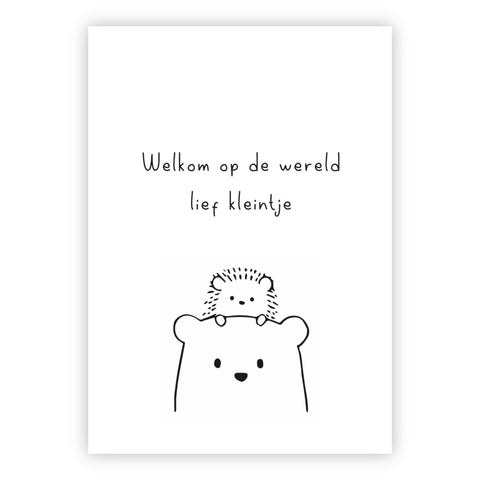 Wenskaart | Welkom op de wereld