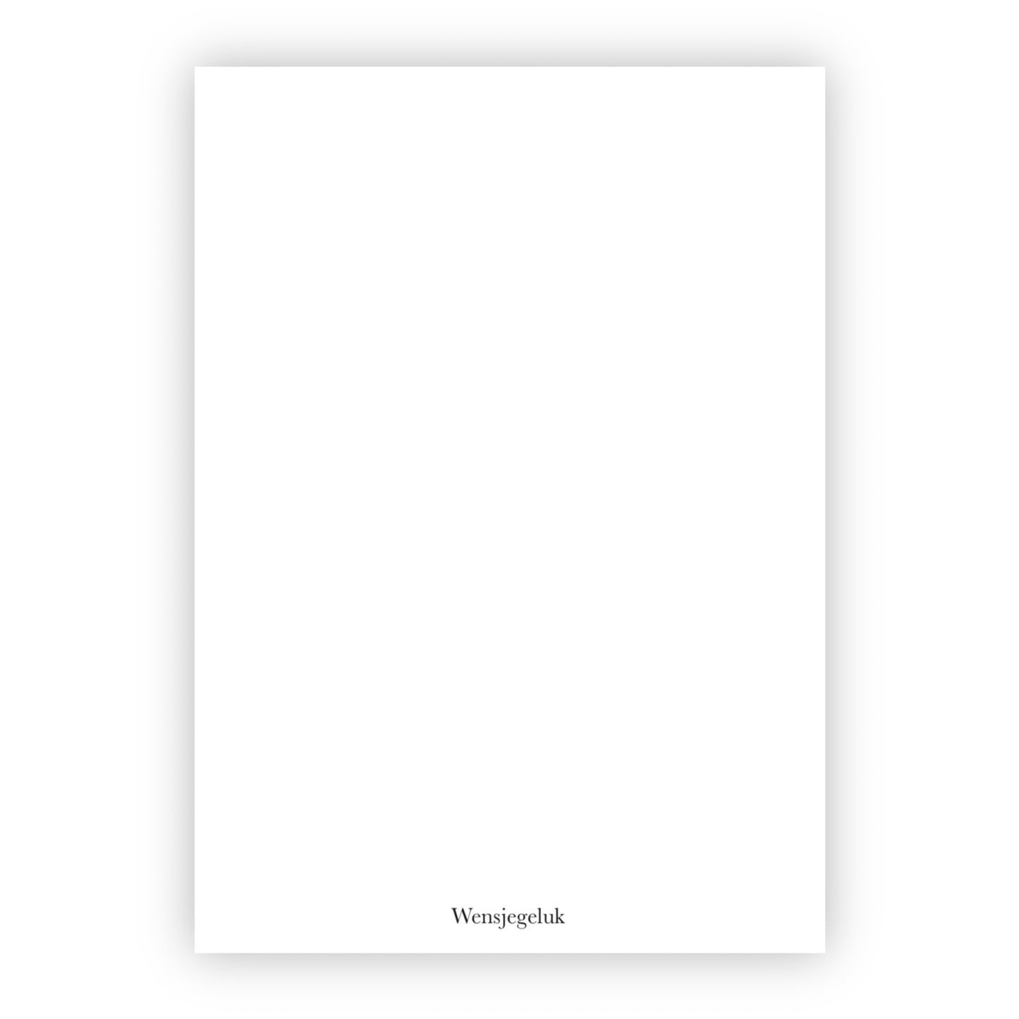 Dubbele wenskaart | Bedankt voor onze vriendschap