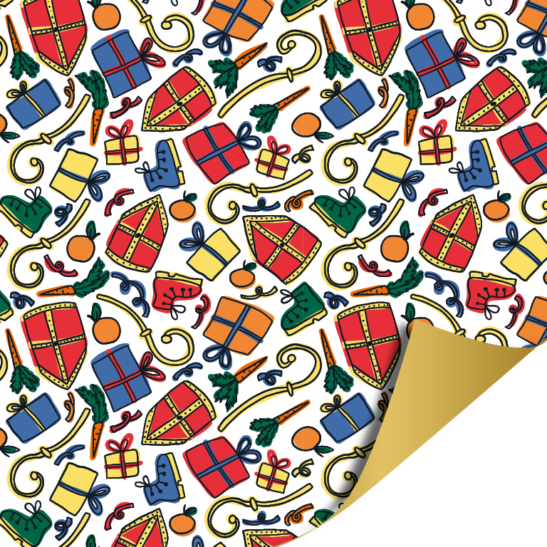Cadeaupapier | Sint