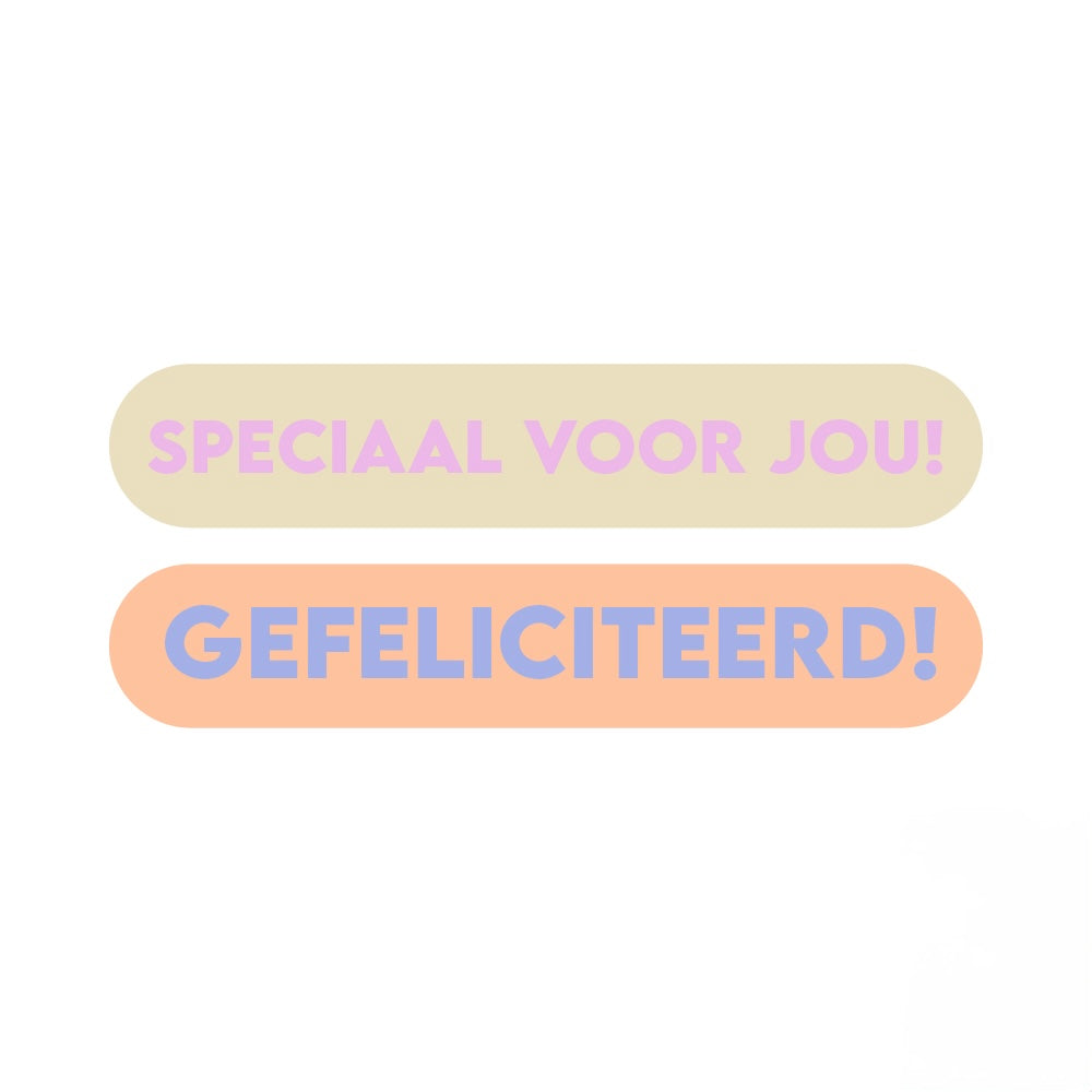 Cadeaustickers | Speciaal voor jou 10 stuks