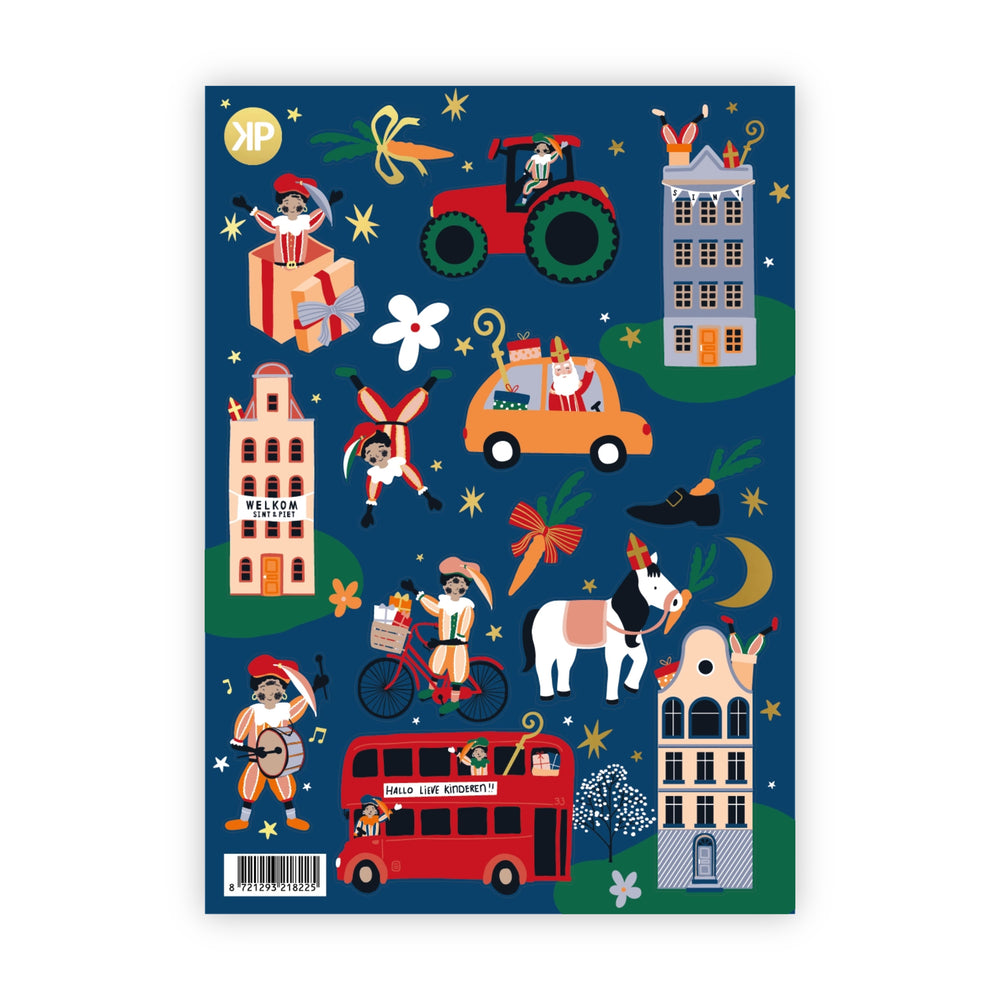 Stickervel | Sint goudfolie