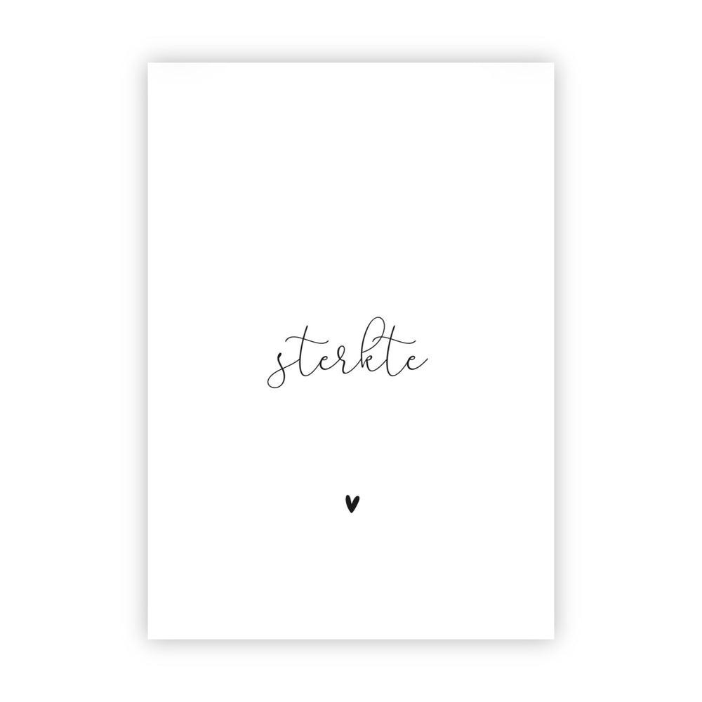 Dubbele wenskaart | Sterkte