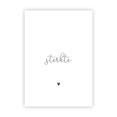Dubbele wenskaart | Sterkte