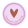 Cadeaustickers | Ingepakt met liefde 10 stuks