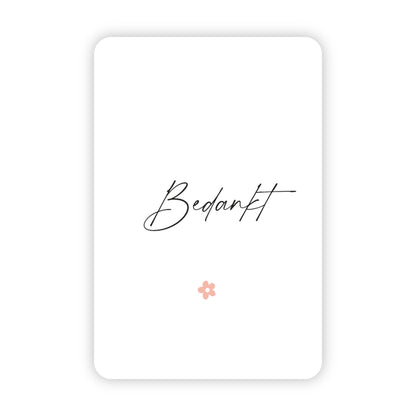 Minikaart | Bedankt