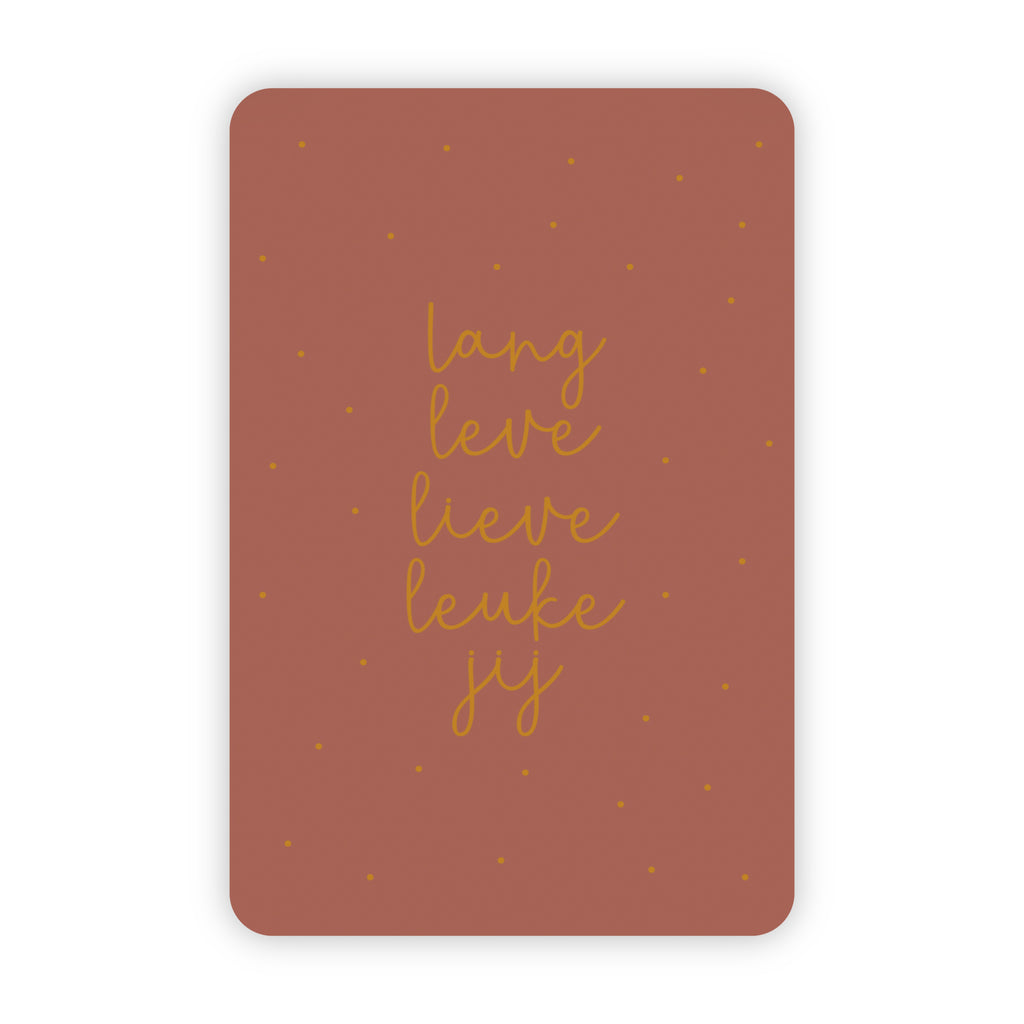 Wenskaarten | Set van 20 met goudfolie