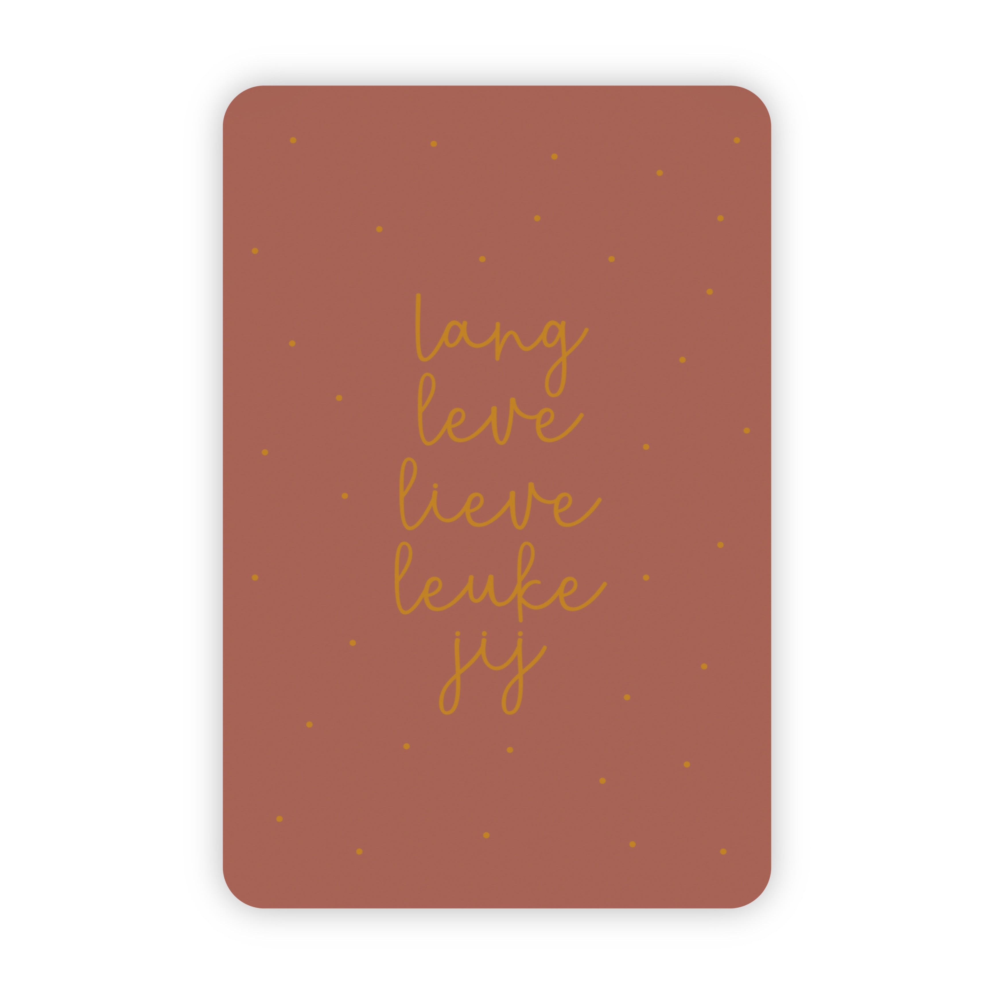 Wenskaarten | Set van 20 met goudfolie