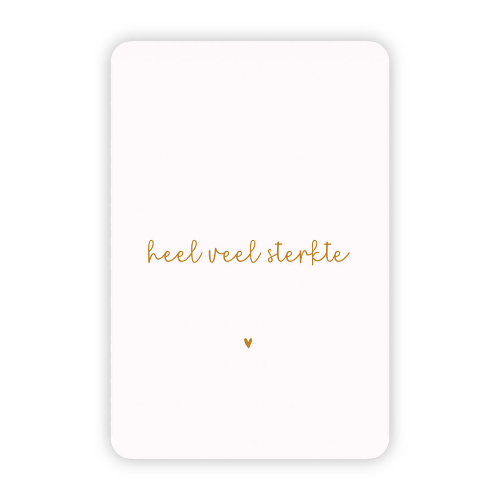 Wenskaarten | Set van 20 met goudfolie