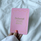 Wenskaart | Duizendmaal dank goudfolie