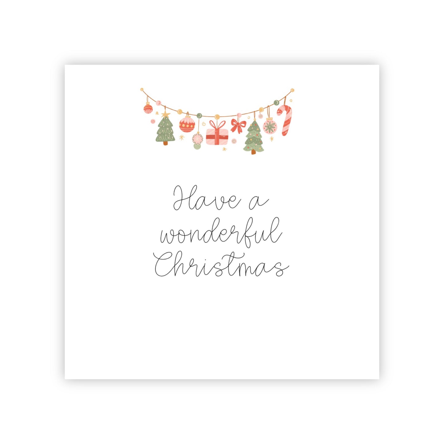 Dubbele kerstkaarten | Set van 10