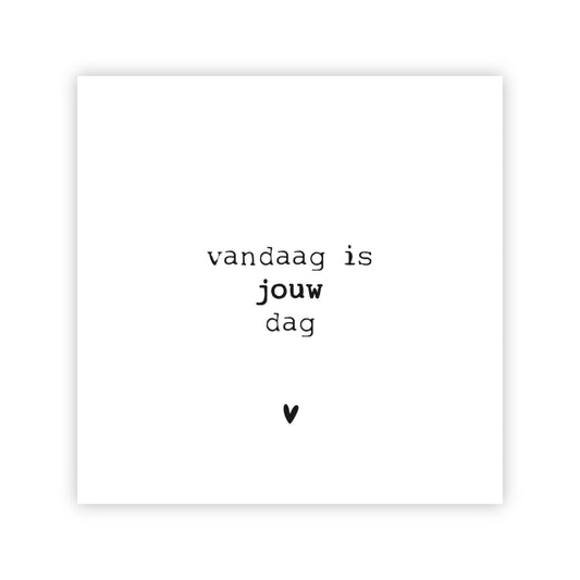 Forex tegeltje | Vandaag is jouw dag
