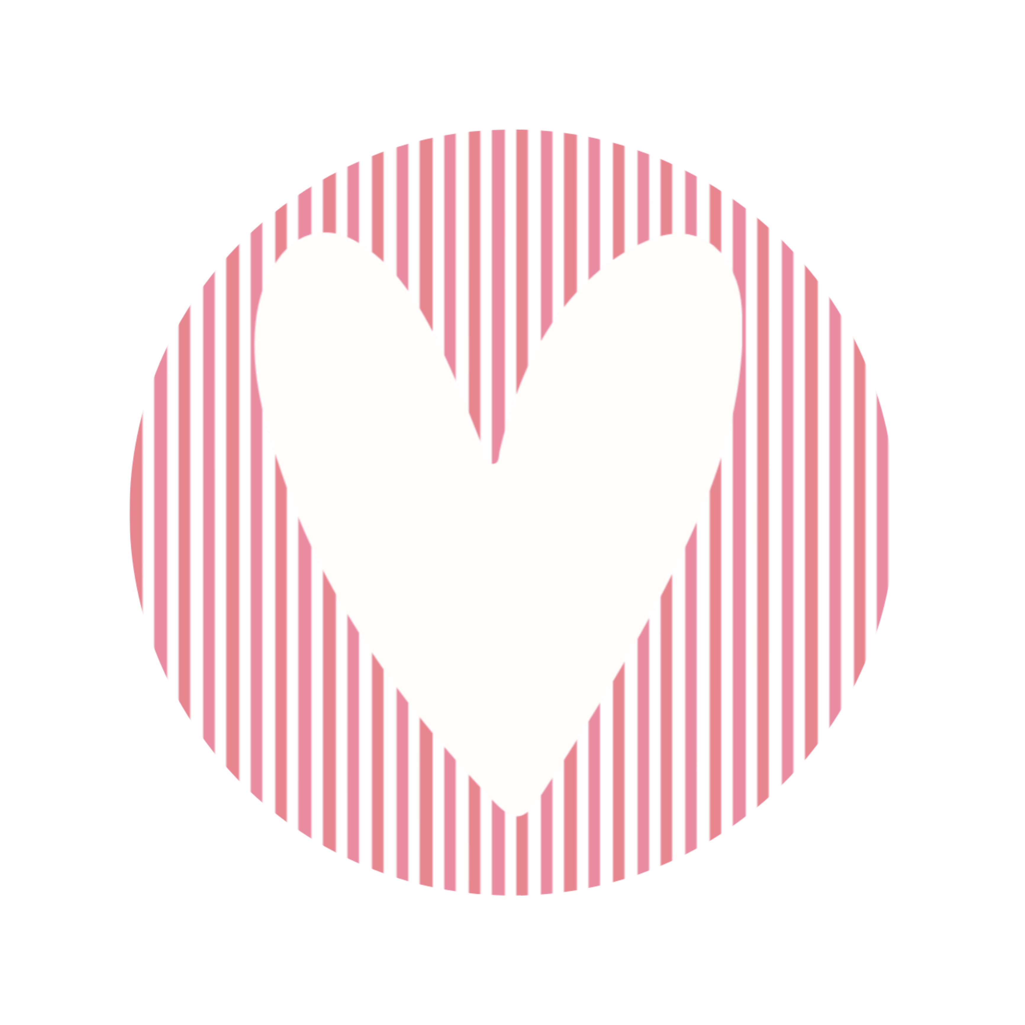 Cadeaustickers | Hartje 10 stuks