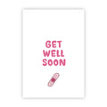 Dubbele wenskaart | Get well soon