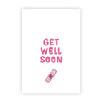Dubbele wenskaart | Get well soon