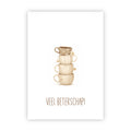 Dubbele wenskaart | Veel beterschap!